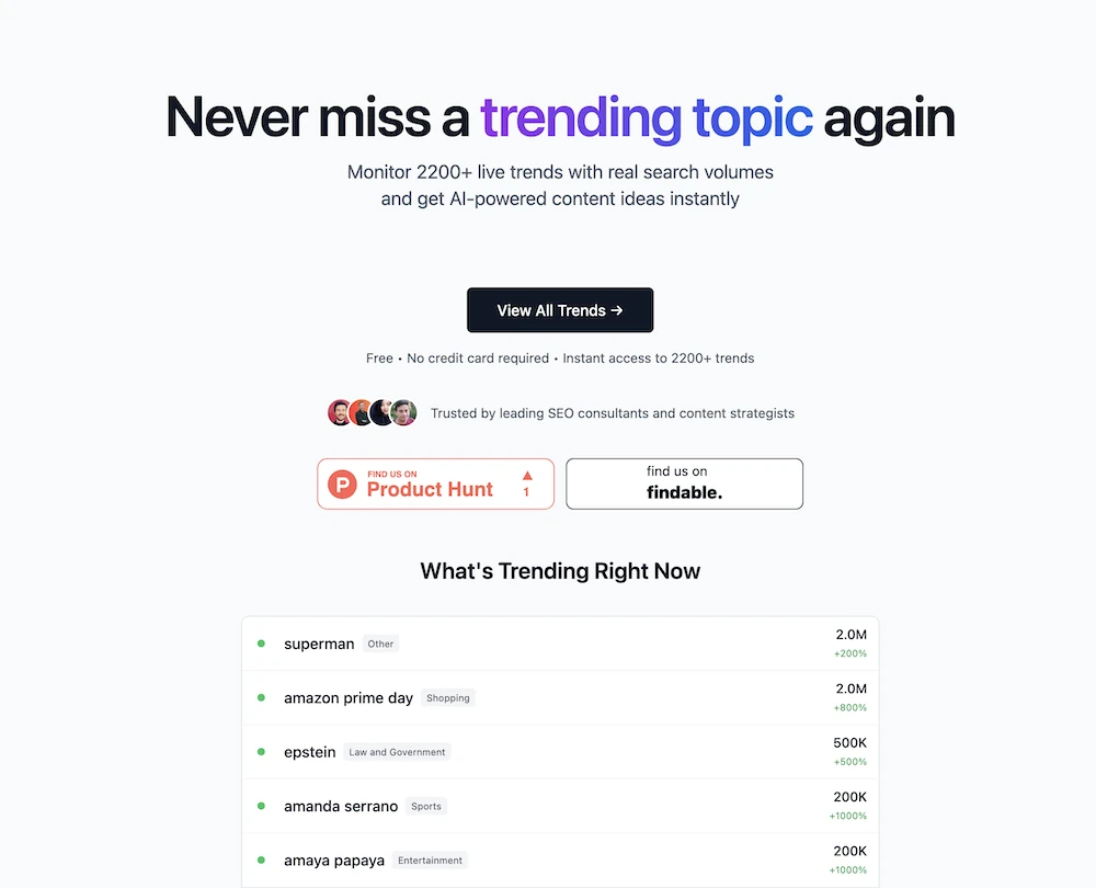LLM SEO Trends screenshot
